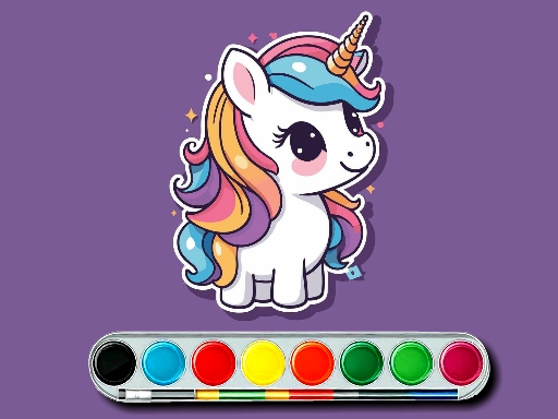 Play Unicorn Coloring Challenge