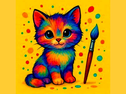 Thumbnail for BTS Cute Kitty Coloring